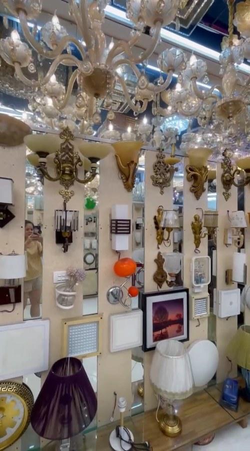 Hệ đèn trang trí đa lớp tại kho đèn LuxLight